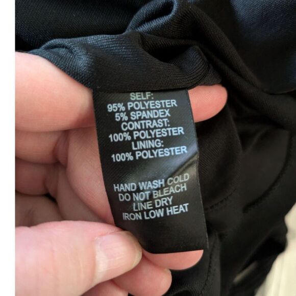 NWT Lulu's Perfect Striped Mesh Bodycon Black Lined Dress 251034 | Small - Picture 13 of 13